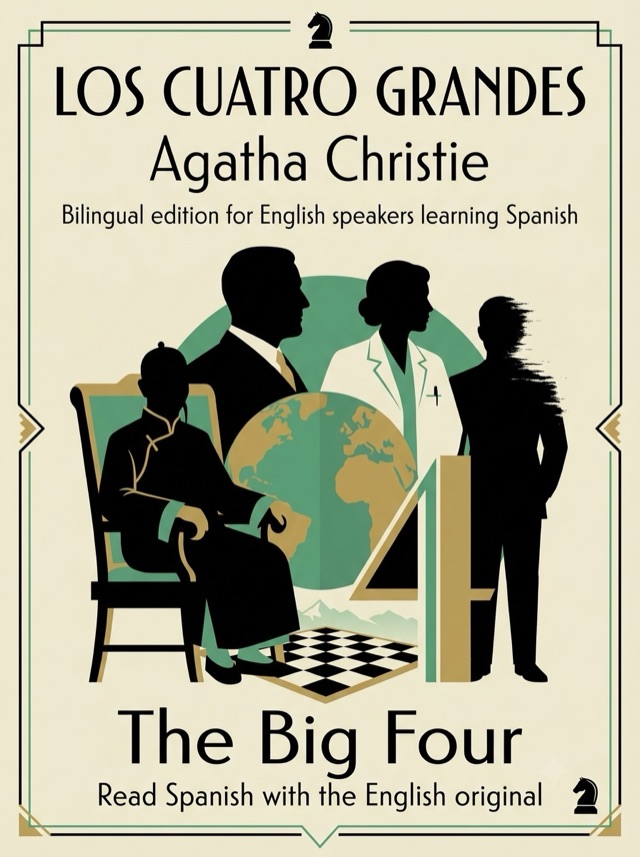 Cover of The Big Four, Learn Spanish · English alongside