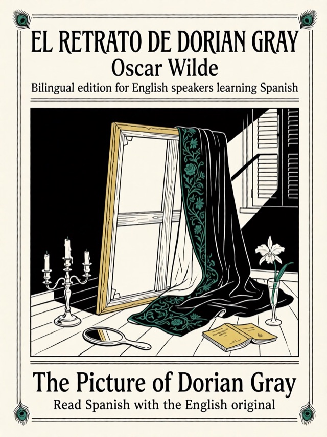 Cover of The Picture of Dorian Gray, Learn Spanish · English alongside