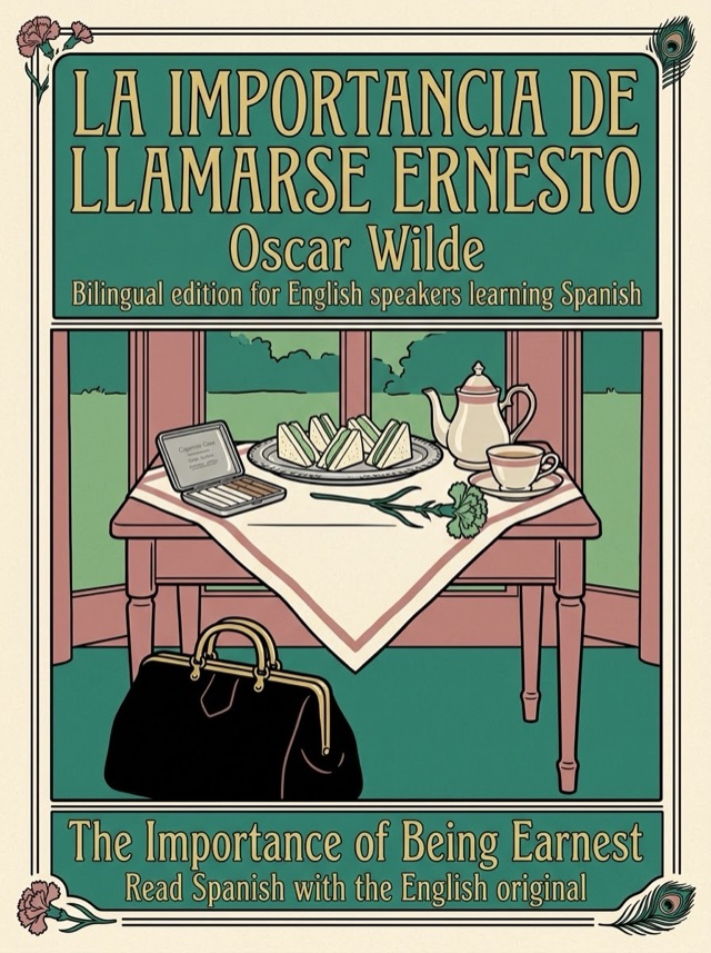 Cover of The Importance of Being Earnest, Learn Spanish · English alongside