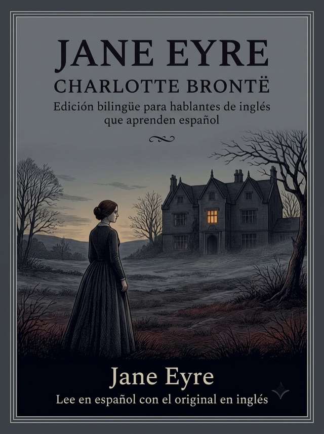 Cover of Jane Eyre, Learn Spanish · English alongside
