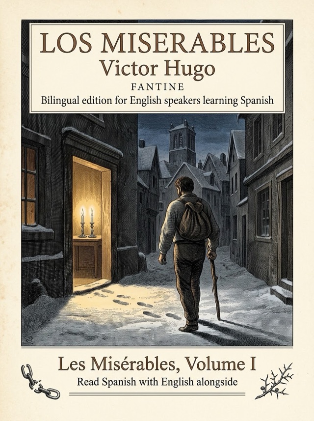 Cover of Les Misérables, Volume I, Learn Spanish · English alongside