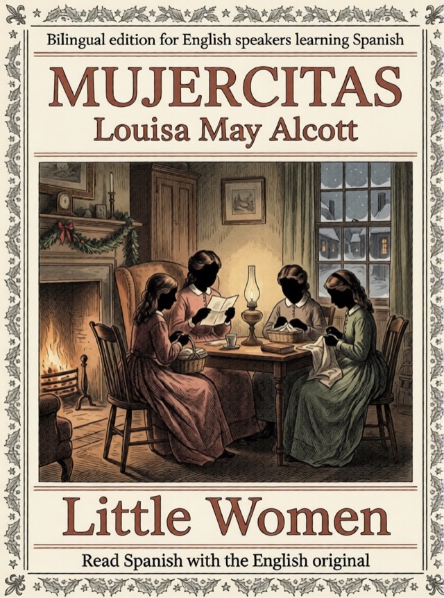 Cover of Little Women, Learn Spanish · English alongside