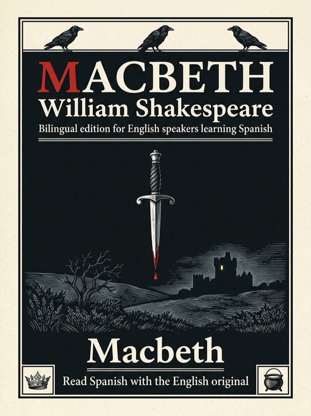 Cover of Macbeth, Learn Spanish · English alongside