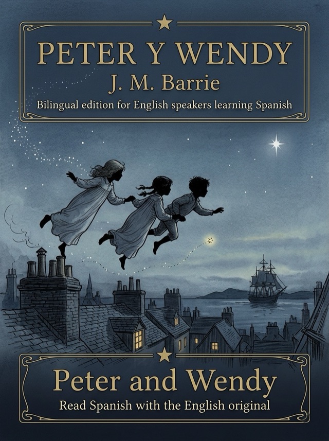 Cover of Peter and Wendy, Learn Spanish · English alongside