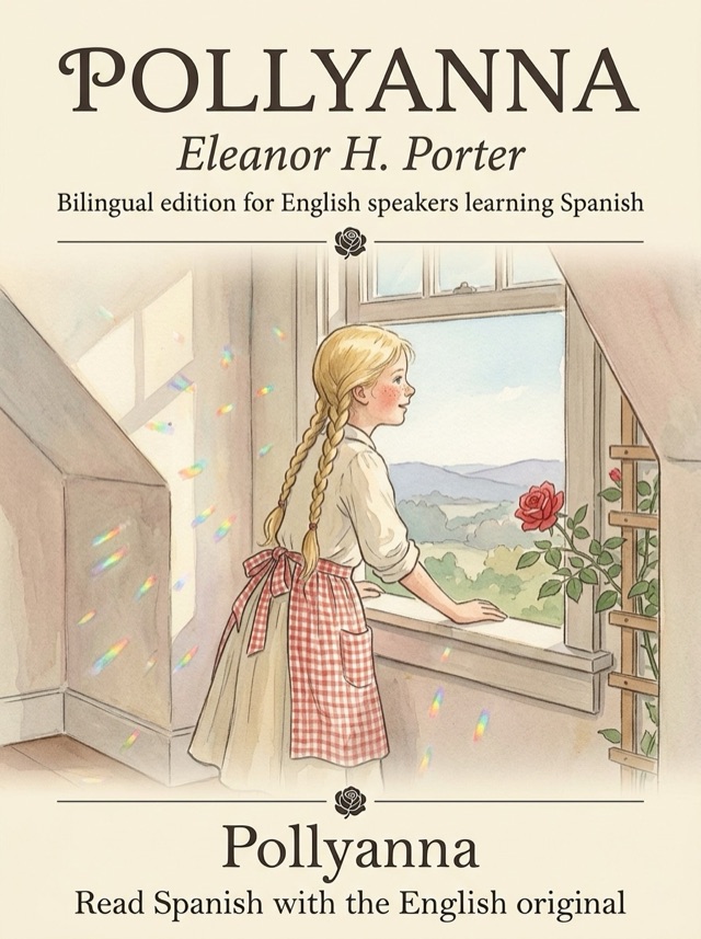 Cover of Pollyanna, Learn Spanish · English alongside