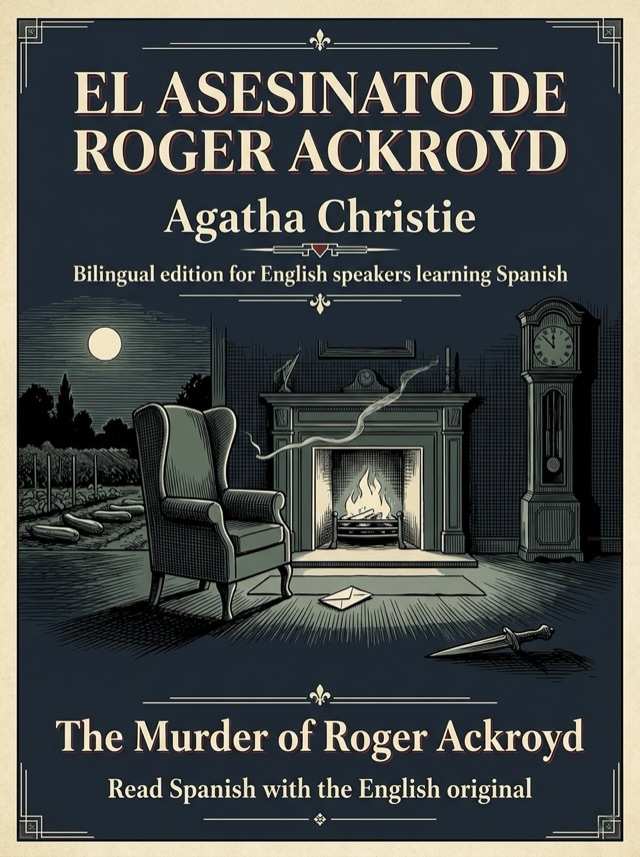 Cover of The Murder of Roger Ackroyd, Learn Spanish · English alongside