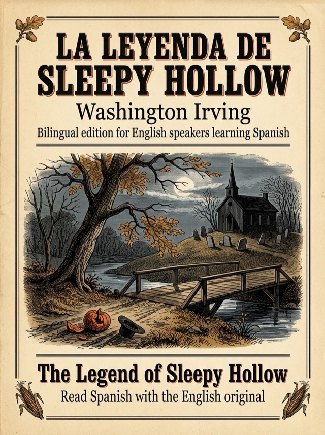 Cover of The Legend of Sleepy Hollow, Learn Spanish · English alongside