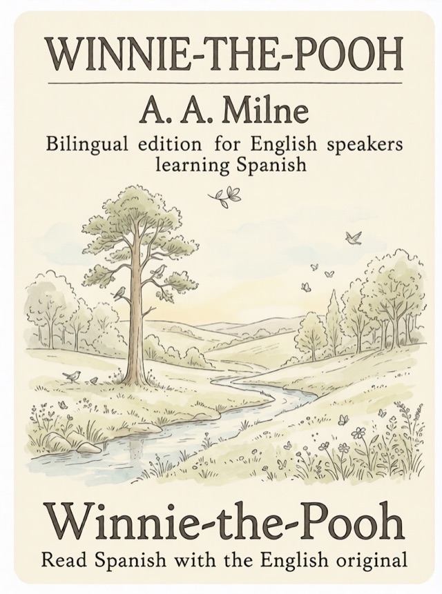 Cover of Winnie-the-Pooh, Learn Spanish · English alongside