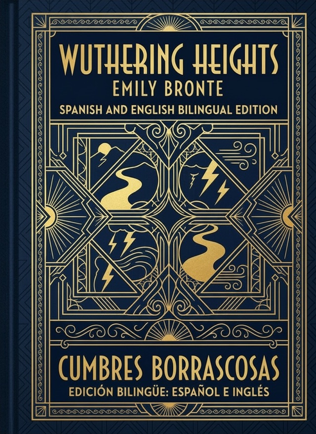 Cover of Wuthering Heights, Learn Spanish · English alongside
